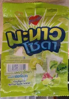 Mängden socker i ลูกอมมะนาวโซดา