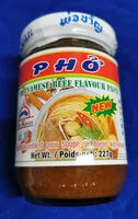 Mängden socker i Pho Préparation Soupe Boeuf 227G