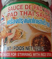Mängden socker i Sauce Pad Thai Por Kwan