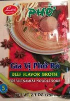 Mängden socker i Lee Pho Broth Powder 2 30