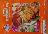 Mängden socker i Satay seasoning mix
