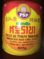 Mängden socker i Sauce Piment Fort Sriracha PSP