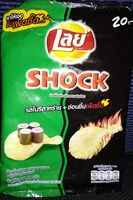 Mängden socker i เลย์รสโนริสาหร่ายซ่อนชิ้นเผ็ดซี๊ด