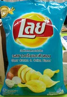 Mängden socker i เลย์รสซาวครีมและหัวหอม