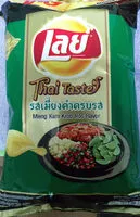 Mängden socker i เลย์รสเมี่ยงคำครบรส