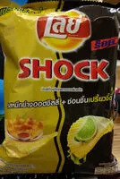 Mängden socker i เลย์รสหมึกย่างฮอตชิลลี่