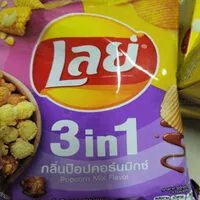Mängden socker i เลย์ 3 in 1 กลิ่นป๊อปคอร์นมิกซ์