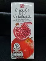 Mängden socker i นำ้แอปเปิ้ลผสมนำ้ทับทิมรวม