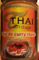 Mängden socker i Pâte de curry rouge