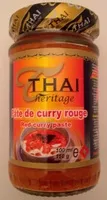 Mängden socker i Pâte de curry rouge