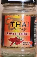 Mängden socker i Sambal Oelek