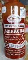 Mängden socker i Hot Chili Sauce Sriracha