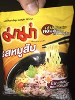 Mängden socker i มาม่ารสหมูสับ