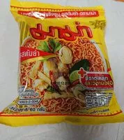 Mängden socker i Vegetarian Instant Noodles Tom yum Flavour