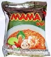 Mängden socker i Instant Nudeln Shrimp Tom Yum
