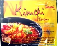 Mängden socker i Potage de nouilles instantanées avec goût de kimchi - 90 g - Mama