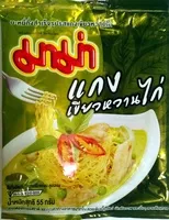 Mängden socker i Instant Noodles Chicken Green Curry Flavor