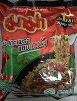 Mängden socker i มาม่ารสกระเพราแซบแห้ง