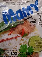 Mängden socker i Soupe De Nouilles MAMY Bouillon PHO CT