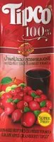 Mängden socker i Tipco Mixed Fruit Juice Cranberry Formula