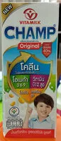 Mängden socker i ไวตามิลค์ แชมป์ สูตร ออริจินัล