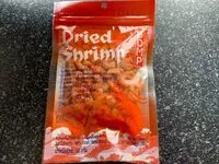 Mängden socker i Garnelen, getrocknet, Größe L