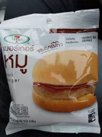 Mängden socker i เบอร์เกอร์หมู