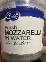 Mängden socker i Fresh Mozzarella in water