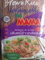 Mängden socker i Vermicelli brown rice