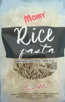Mängden socker i Mamy rice pasta fusilli