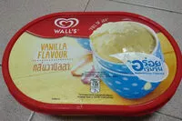 Mängden socker i ไอศครีมกลิ่นวนิลา ตราวอลล์
