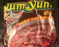 Mängden socker i YumYum nudler med biffsmak