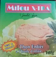 Mängden socker i Thon Entier à l'huile d'olive