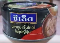 Mängden socker i ปลาทูน่าชิ้นใหญ่ ในซุปญี่ปุ่น ตราซีเล็ค - 100 กรัม