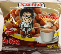 Mängden socker i โก๋แก่รสกาแฟ