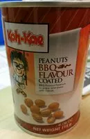 Mängden socker i Koh-kae Coated Peanuts With BBQ Flavour