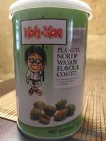 Mängden socker i Peanuts nori wasabi flavor