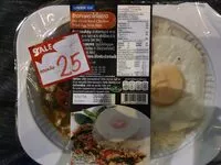 Mängden socker i ข้าวกะเพราไก่ไข่ดาว