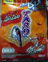 Mängden socker i ทาโร่รสปลาหมึกเผ็ดน้อย