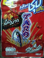 Mängden socker i ทาโร่รสปลาหมึกเผ็ดมาก