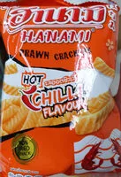 Mängden socker i ข้าวเกรียบกุ้งฮานามิรสฮอตชิลลี่