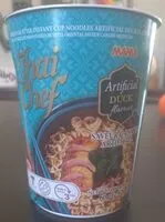 Mängden socker i Artificial Duck Flavour Instant Oriental Style Cup Noodles