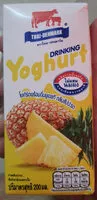 Mängden socker i โยเกิร์ตพร้อมดื่มยูเอชที กลิ่นสัปปะรด