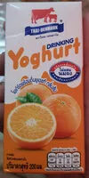 Mängden socker i โยเกิร์ตพร้อมดื่มยูเอชที กลิ่นส้ม