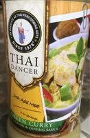 Mängden socker i Green curry cooking and dipping sauce