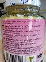 Mängden socker i Ingwer In Scheiben = 454 G = Für Sushi = Thai Dancer