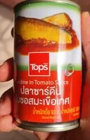 Mängden socker i ปลาซาร์ดีนในซอสมะเขือเทศ