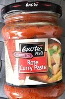 Mängden socker i Rote Curry Paste