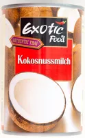 Mängden socker i Kokosnussmilch