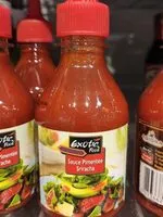 Mängden socker i Sauce pimentée sriracha